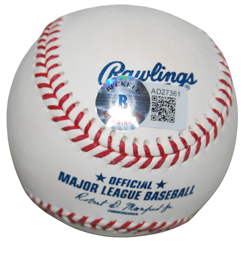 DALLAS KEUCHEL signed (MINNESOTA TWINS) OML baseball BECKETT BAS AD27361