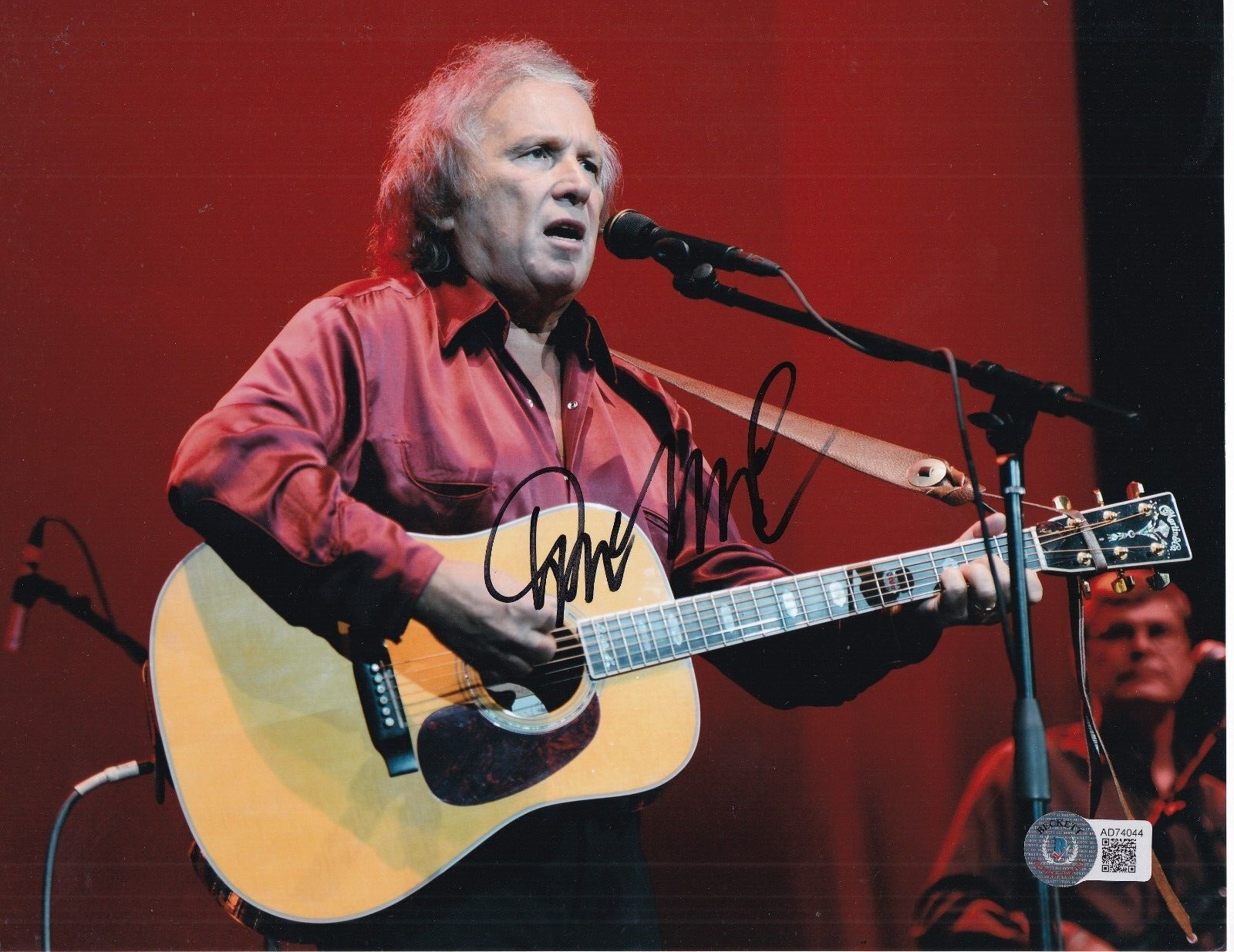 DON MCLEAN signed (AMERICAN PIE) Music Singer 8X10 photo BECKETT BAS AD74044