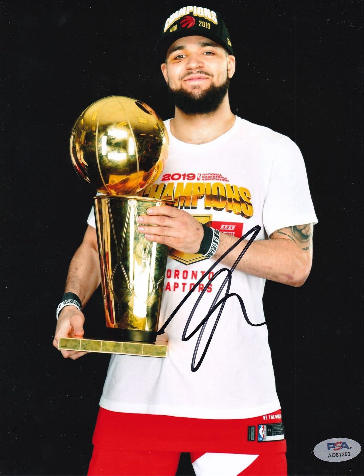 FRED VANVLEET signed (TORONTO RAPTORS) basketball 8X10 photo PSA/DNA AO81253