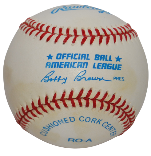 MARK WEST signed AL baseball (OLD DOMINION MONARCHS) Mavericks Bucks W/COA