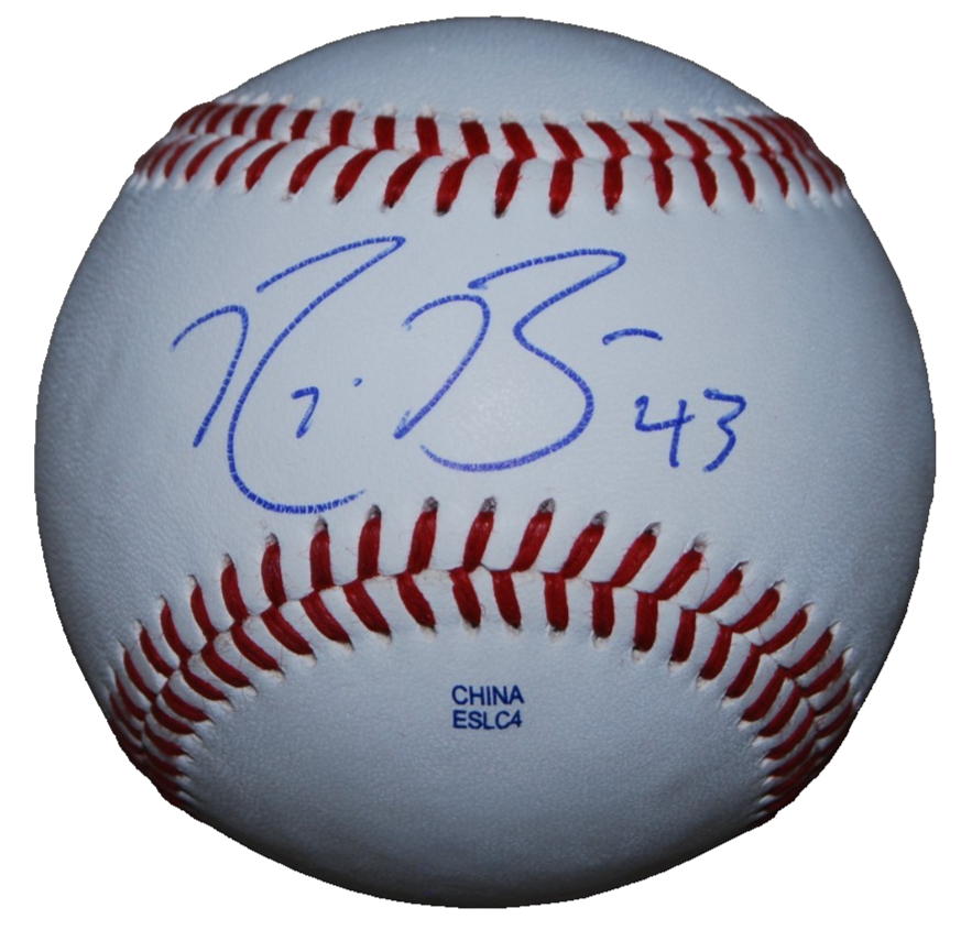 RYAN BURR signed (TORONTO BLUE JAYS) Minor League baseball BECKETT BT78152