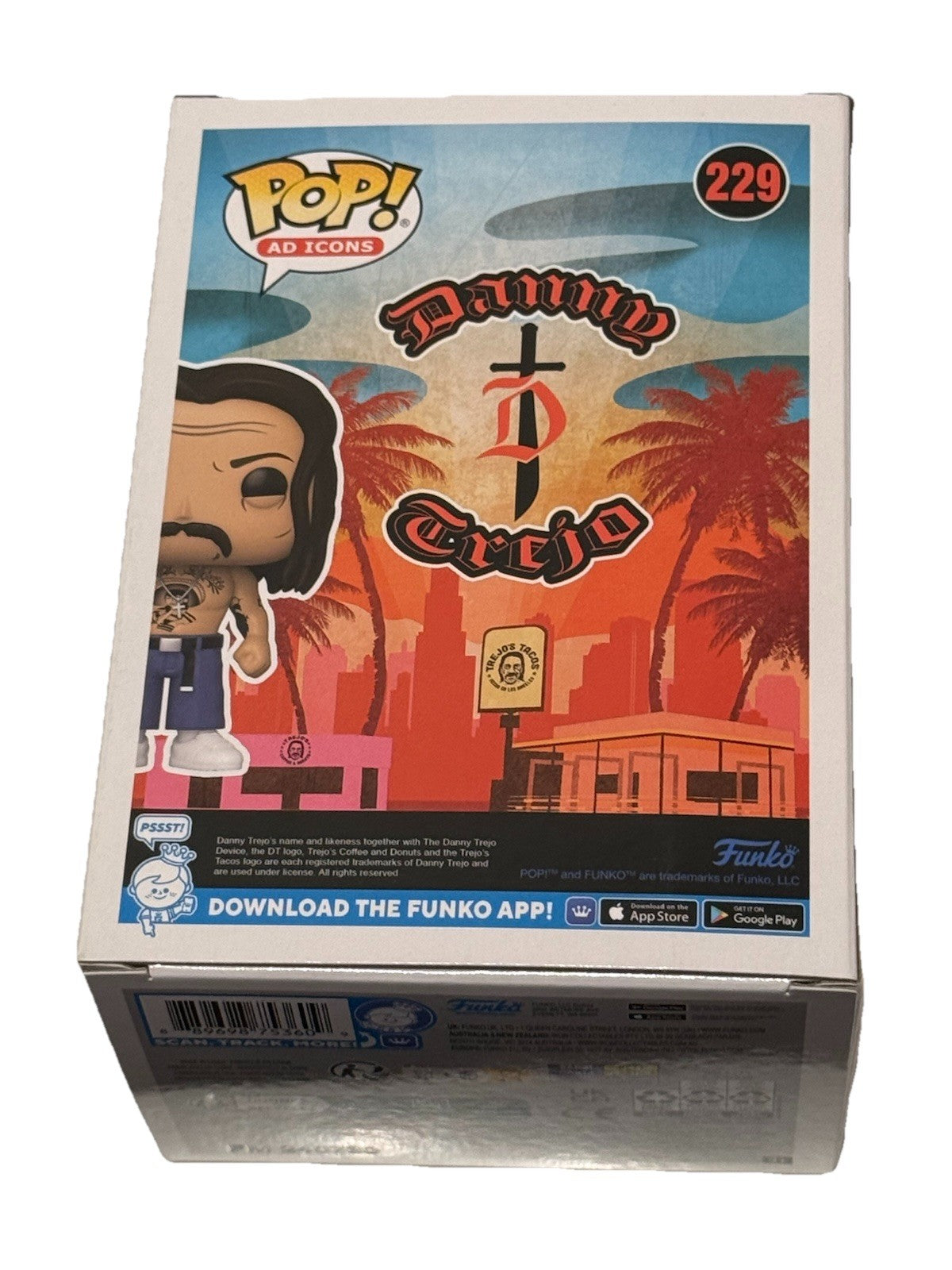 DANNY TREJO signed (POP AD ICONS) autographed #229 Funko Pop BECKETT BAS BU41116