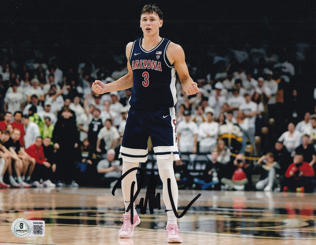 PELLE LARSSON signed (ARIZONA WILDCATS) basketball 8X10 photo BECKETT BW52083