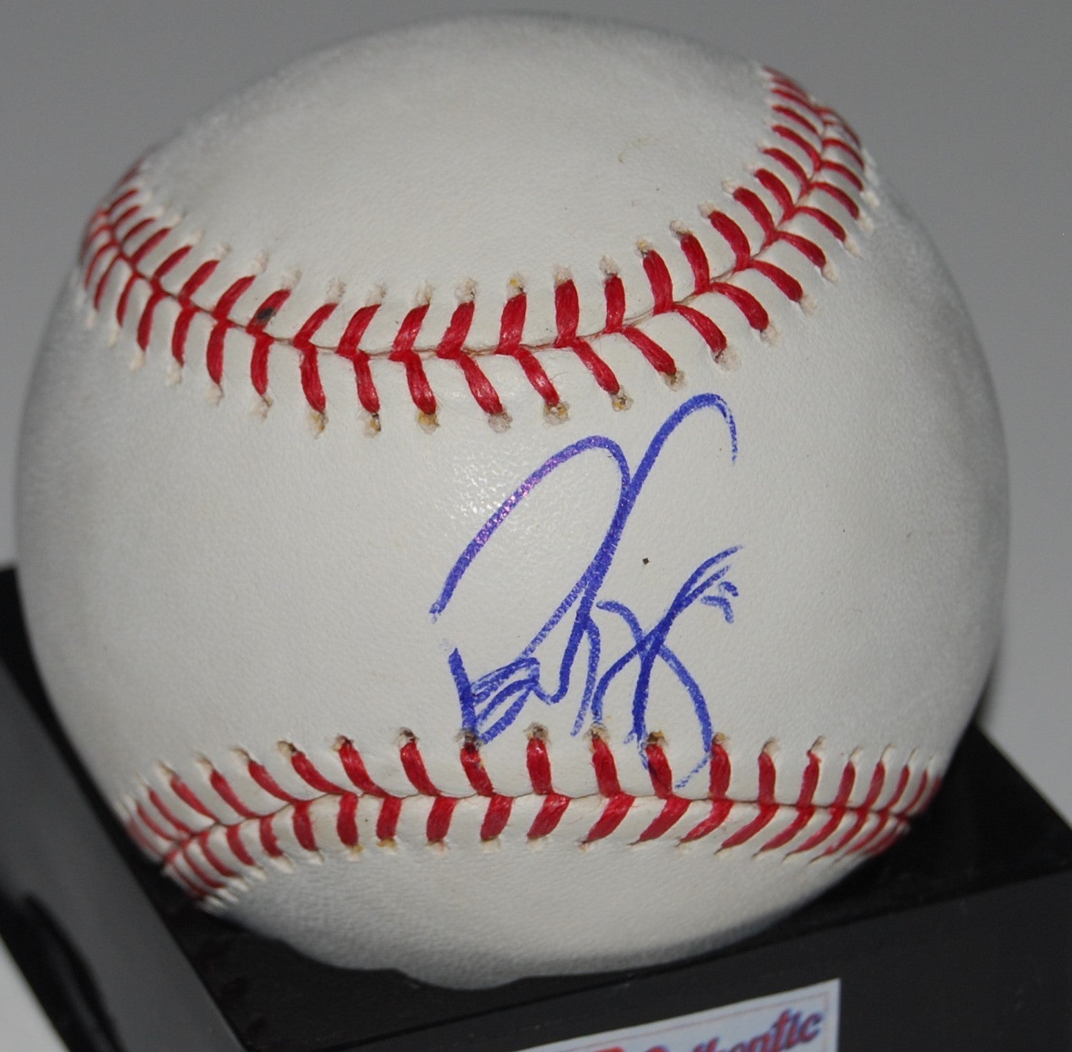 BRAD HAWPE signed Major League baseball (ROCKIES PADRES ANGELS) W/COA