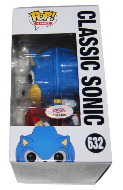 BEN SCHWARTZ signed (SONIC THE HEDGEHOG) Classic #632 Funko Pop PSA/DNA AN61489