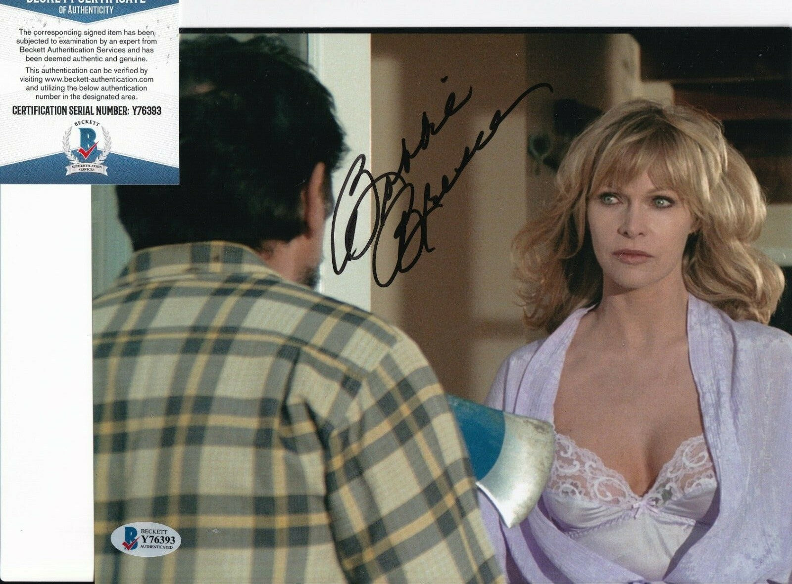 BOBBIE BRESEE signed (MAUSOLEUM) MOVIE Susan 8X10 photo BECKETT BAS Y76393