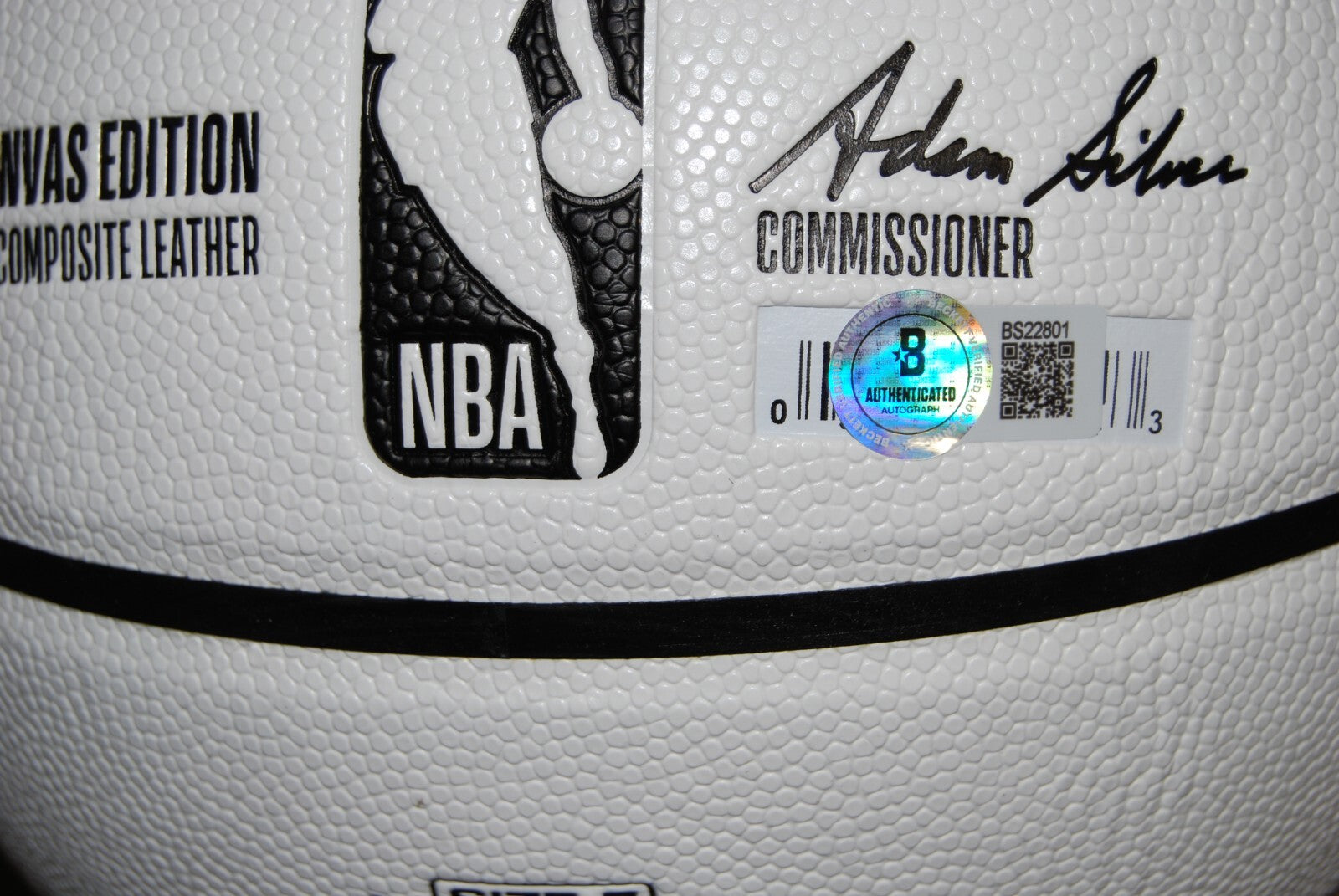 BOOGIE FLAND signed Wilson NBA basketball (FLORIDA GATORS) 2026 DRAFT BECKETT