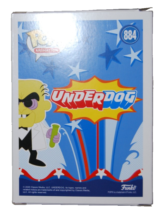 JIM BELUSHI signed (UNDERDOG) #1884 Simon Bar Funko Pop BECKETT BY085888