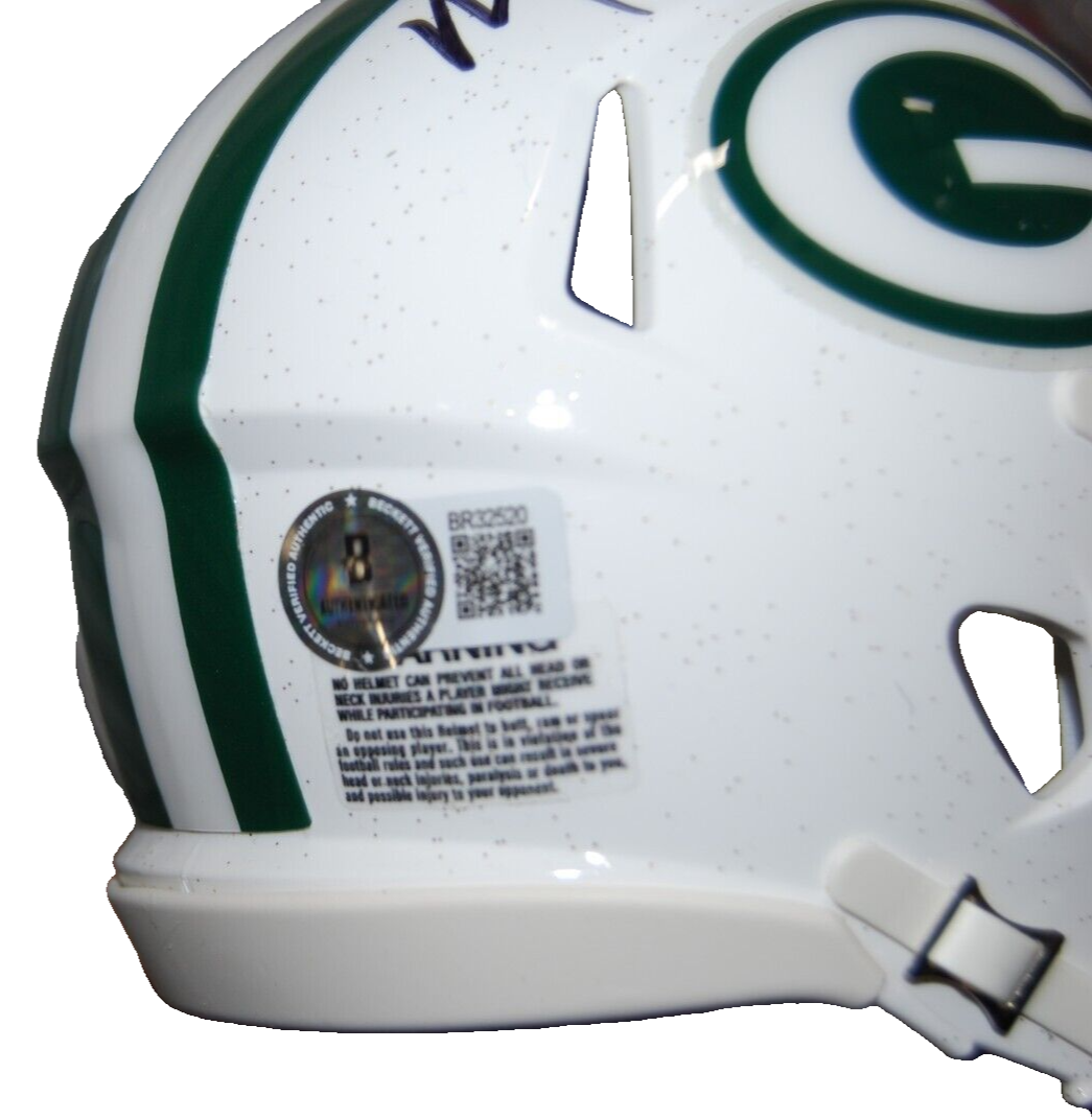 MARK MURPHY signed (GREEN BAY PACKERS) mini football helmet BECKETT BR32520