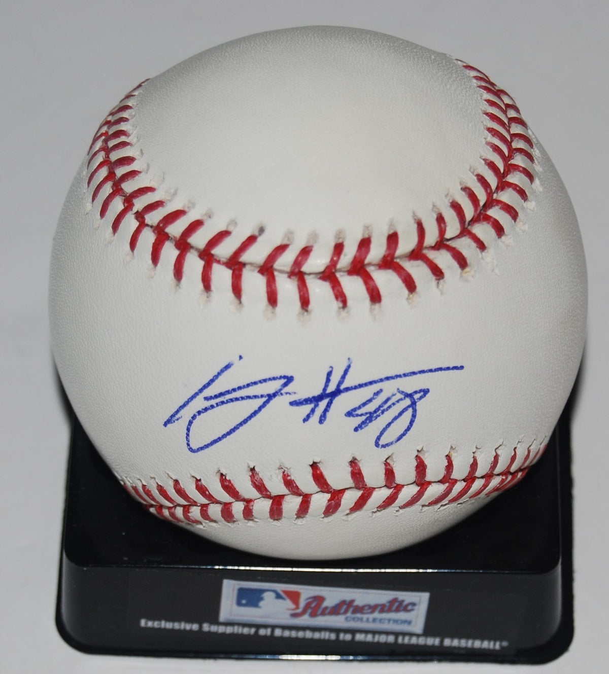 TOMMY HANSON signed OML baseball *ATLANTA BRAVES* autographed W/COA WHITE SOX