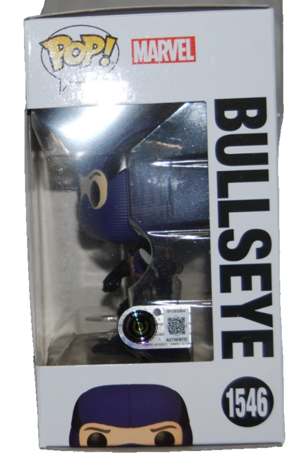 WILSON BETHEL signed (DAREDEVIL) BULLSEYE Funko Pop #1546 BECKETT BY085864
