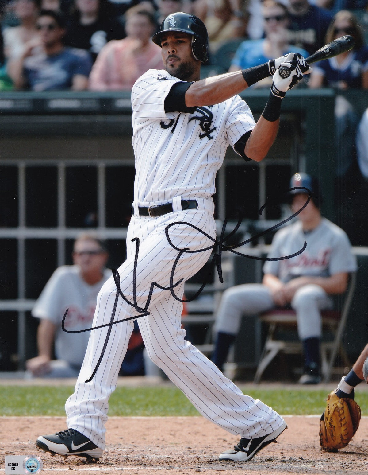 ALEX RIOS signed (CHICAGO WHITE SOX) baseball 8X10 photo MLB Authenticated