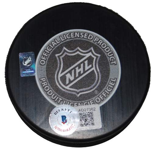 PAT VERBEEK signed (DALLAS STARS) 1999 STANLEY CUP puck BECKETT BAS AD27382