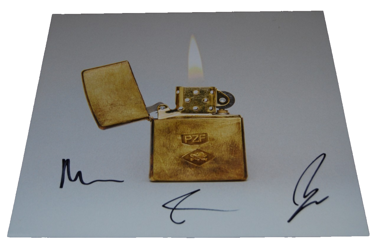 MUMFORD and SONS signed (PRIZEFIGHTER) Vinyl record insert BECKETT BAS AE98042