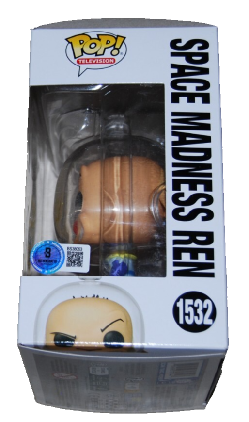BOB CAMP signed (REN & STIMPY) Space Madness Ren Funko pop #1532 BECKETT BS38063