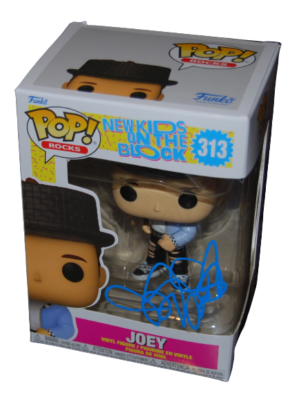 JOEY MCINTYRE signed (NEW KIDS ON THE BLOCK) Funko Pop #313 BECKETT BAS BJ90990