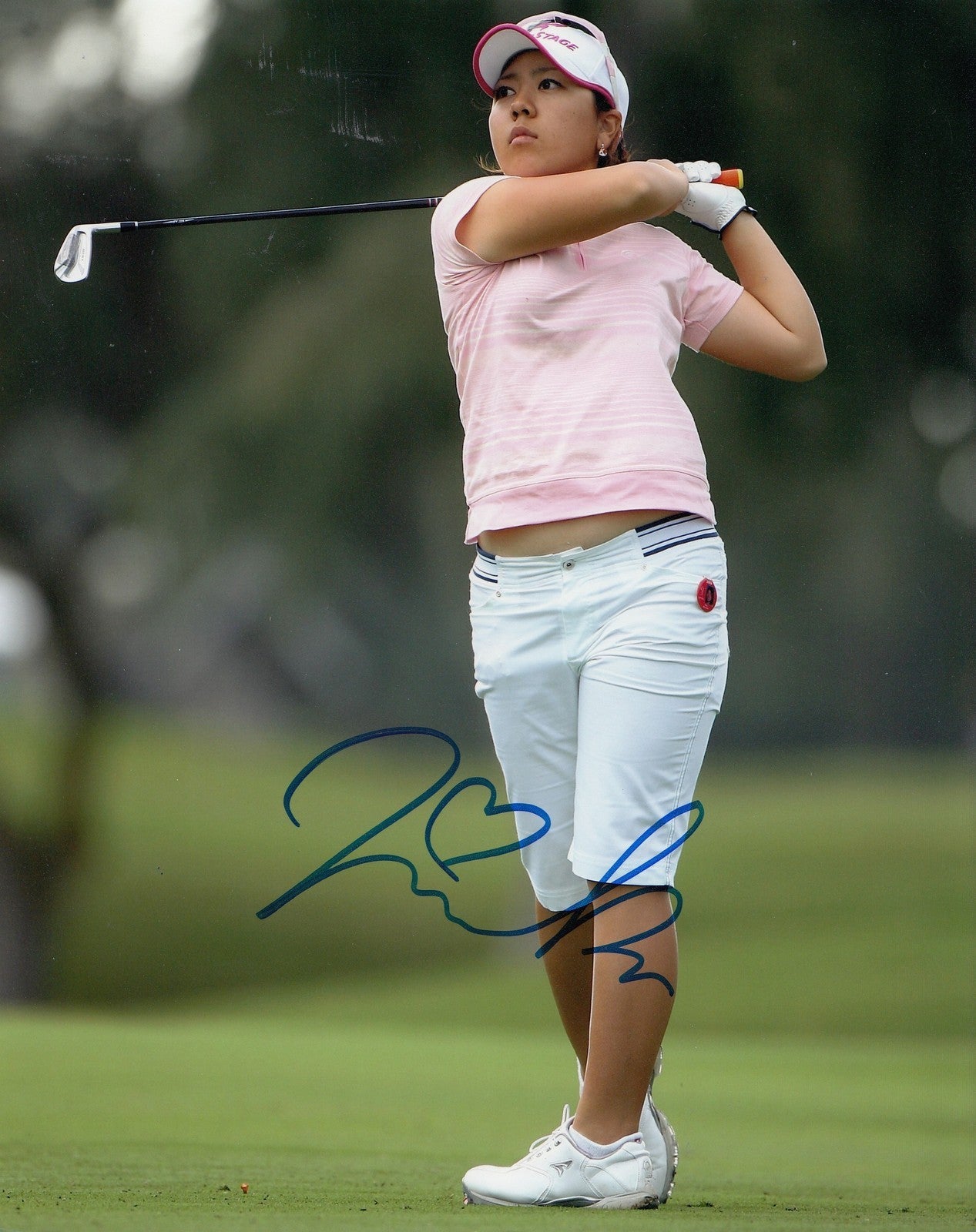 MIKA MIYAZATO signed *LPGA* WOMENS GOLF 8X10 photo W/COA JAPAN
