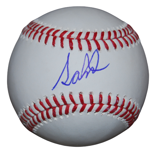 SANDY GASTON signed (TAMPA BAY RAYS) PROSPECT OML baseball JSA COA AH95654