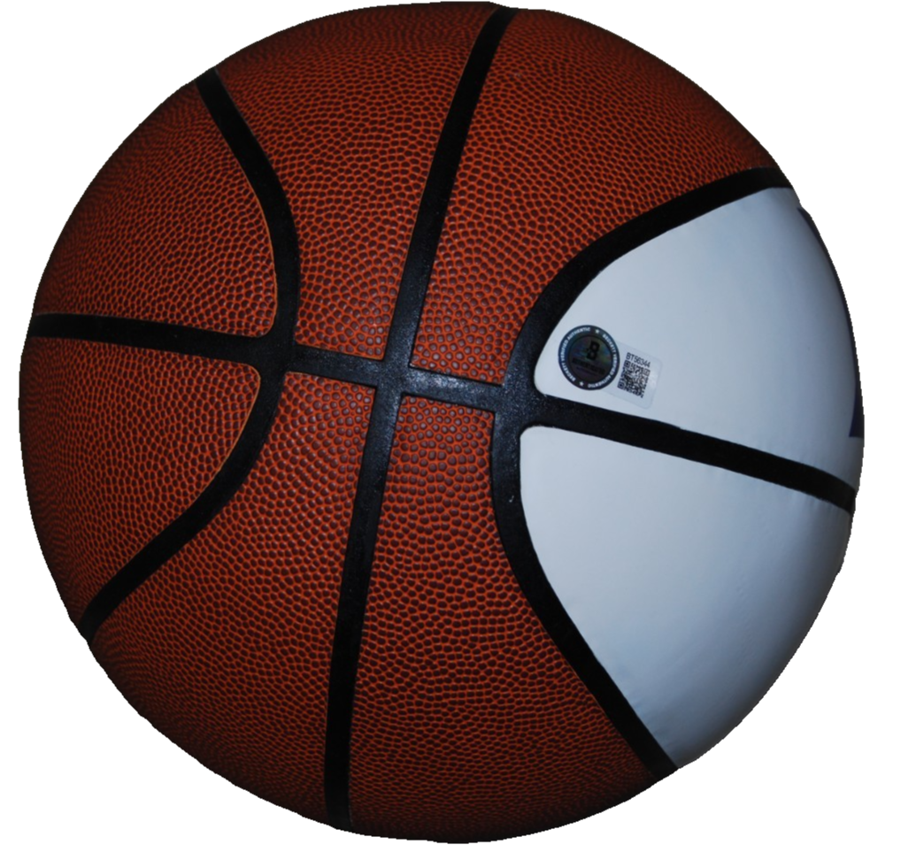 MIKE KRZYZEWSKI Signed DUKE BLUE DEVILS Coach K logo basketball BECKETT BT56344