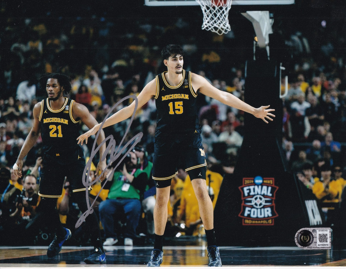 ADAY MARA signed (MICHIGAN WOLVERINES) basketball 8x10 PHOTO BECKETT BY085743