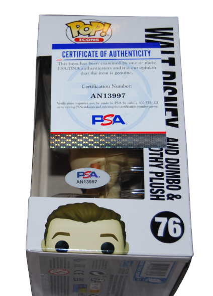 THOMAS IAN NICHOLAS signed (WALT DISNEY) Mickey #76 Funko Pop PSA/DNA AN13997