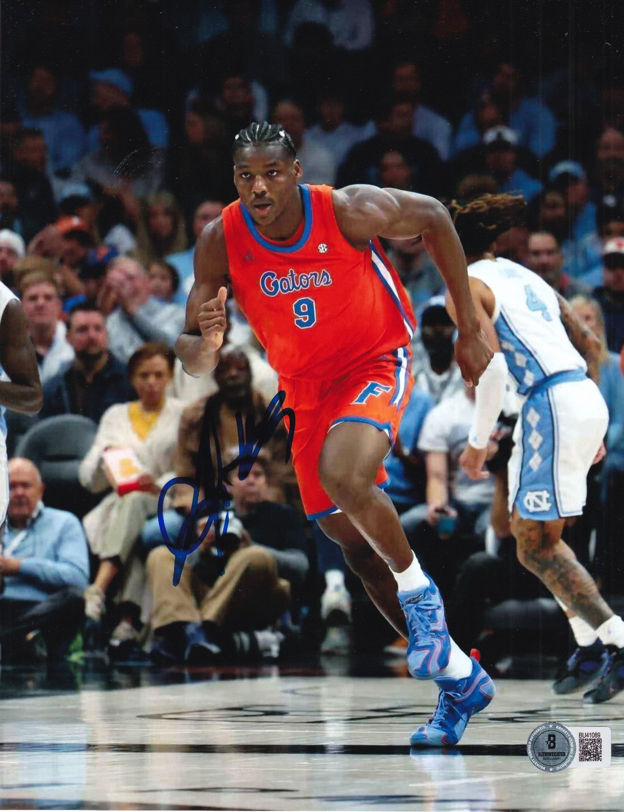 RUEBEN CHINYELU signed (FLORIDA GATORS) basketball 8X10 photo BECKETT BU41089