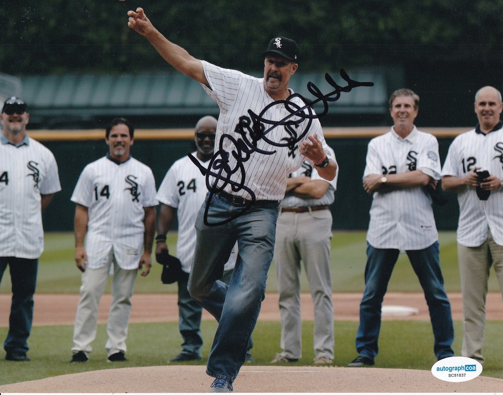 JACK MCDOWELL signed (CHICAGO WHITE SOX) Baseball 8X10 photo ACOA SC51837