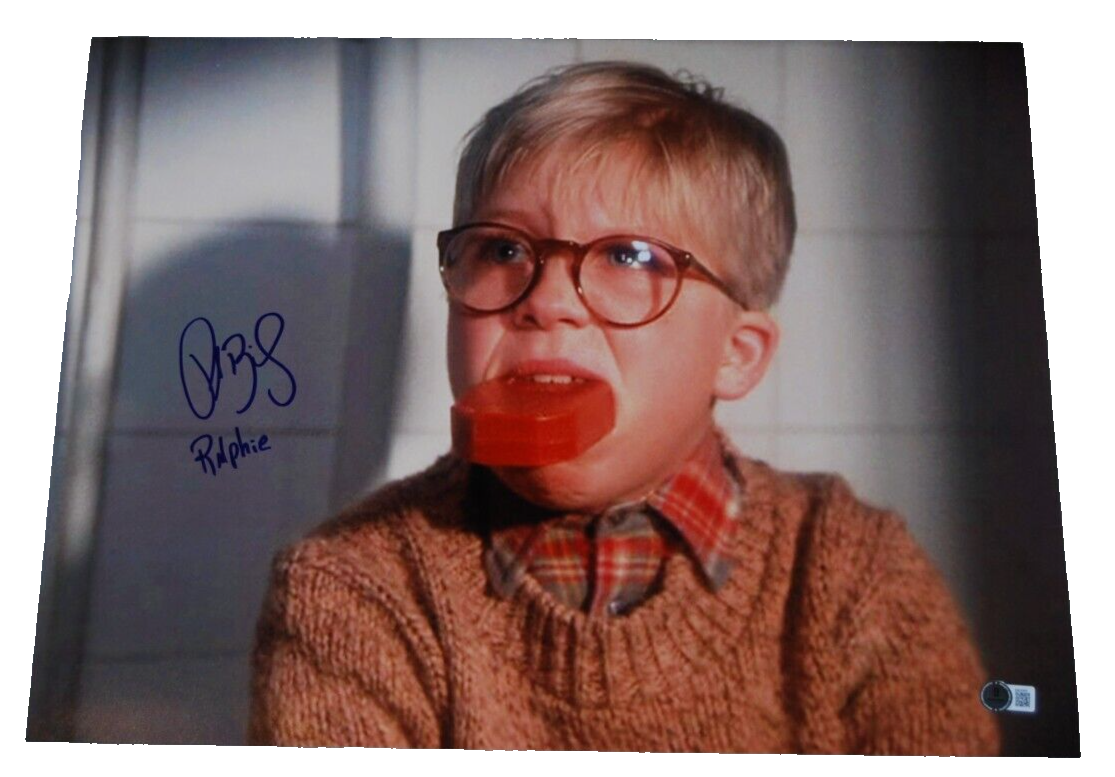 PETER BILLINGLSEY signed (A CHRISTMAS STORY) 16X20 photo BECKETT BAS BM02905