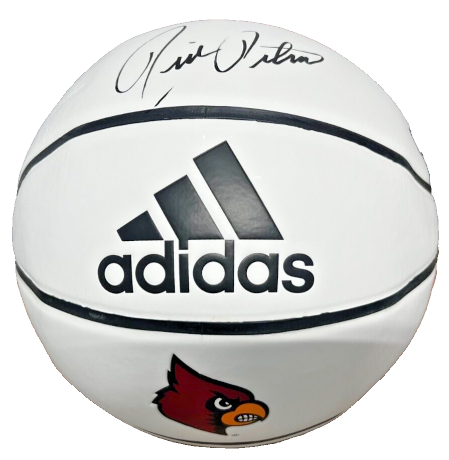 RICK PITINO signed (LOUISVILLE CARDINALS) Mini basketball  BECKETT BM02751
