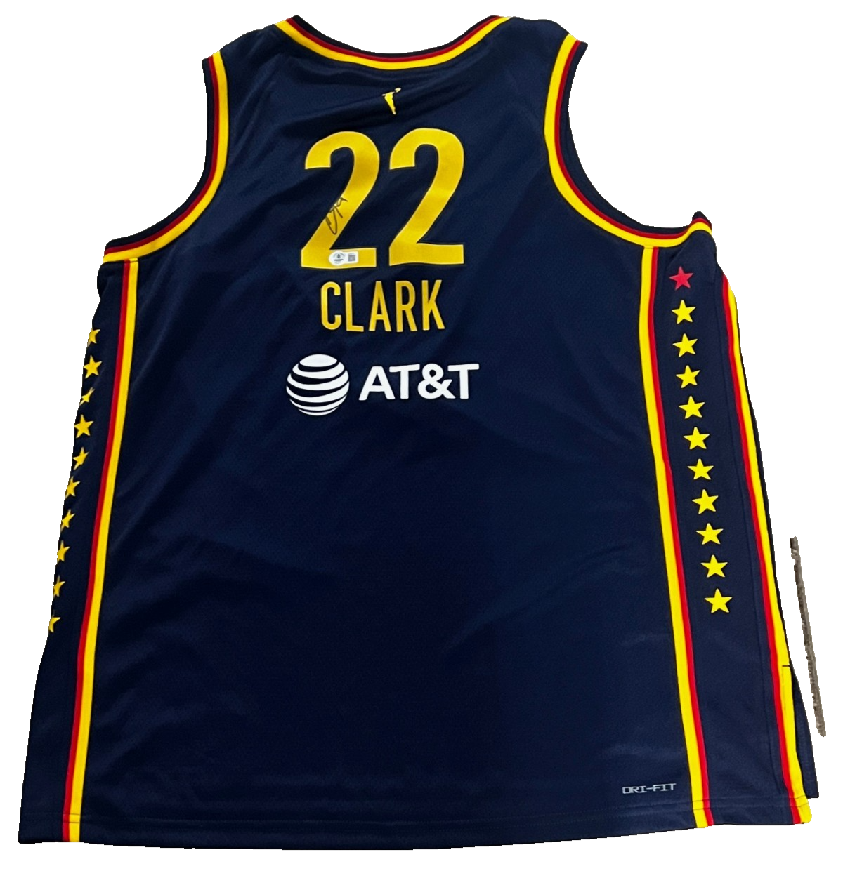 CAITLIN CLARK signed (INDIANA FEVER) WNBA basketball jersey BECKETT AE38115