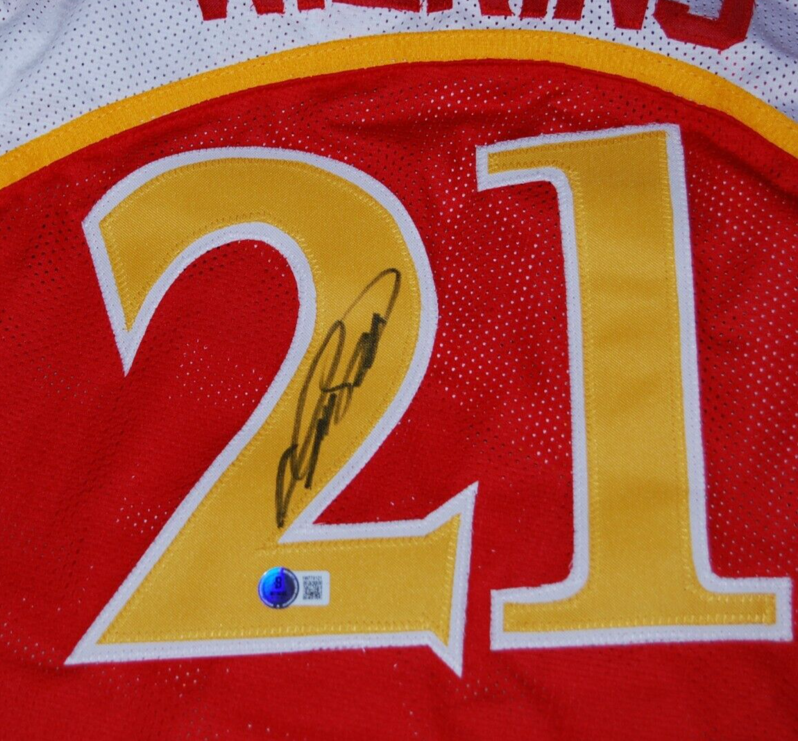 DOMINIQUE WILKINS signed (ATLANTA HAWKS) custom Basketball jersey BECKETT BAS