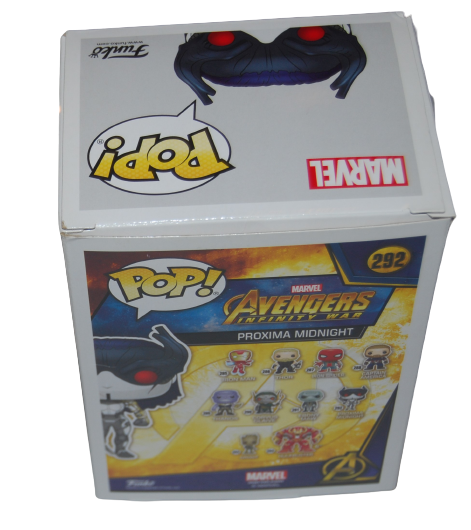 CARRIE COON signed (AVENGERS) PROXIMA MIDNIGHT Funko Pop 290 BECKETT BAS BC89024