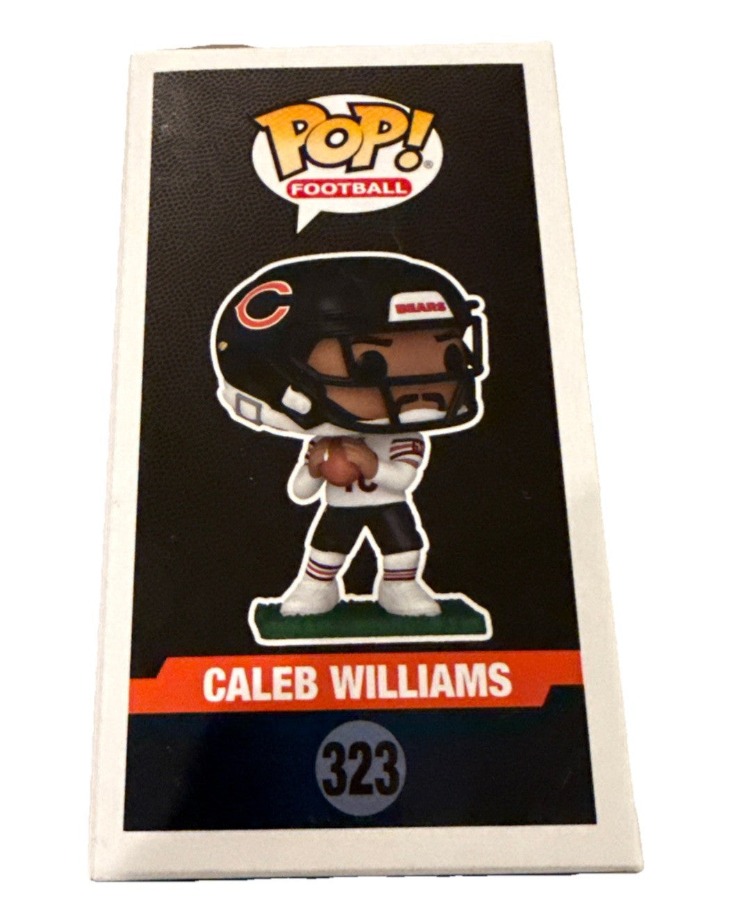 CALEB WILLIAMS signed (Chicago Bears) 🐻 Football Funko Pop #323 JSA CK19718