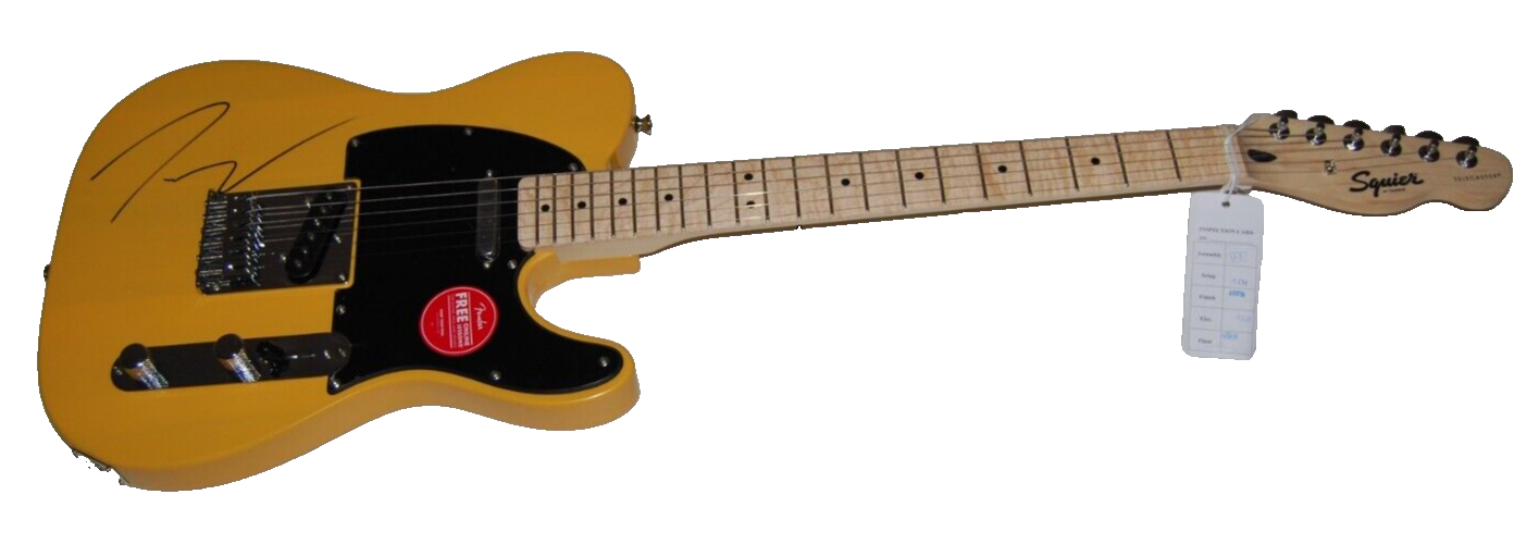 JEREMY ALLEN WHITE signed (DELIVER ME FROM NOWHERE) Springsteen guitar BECKETT