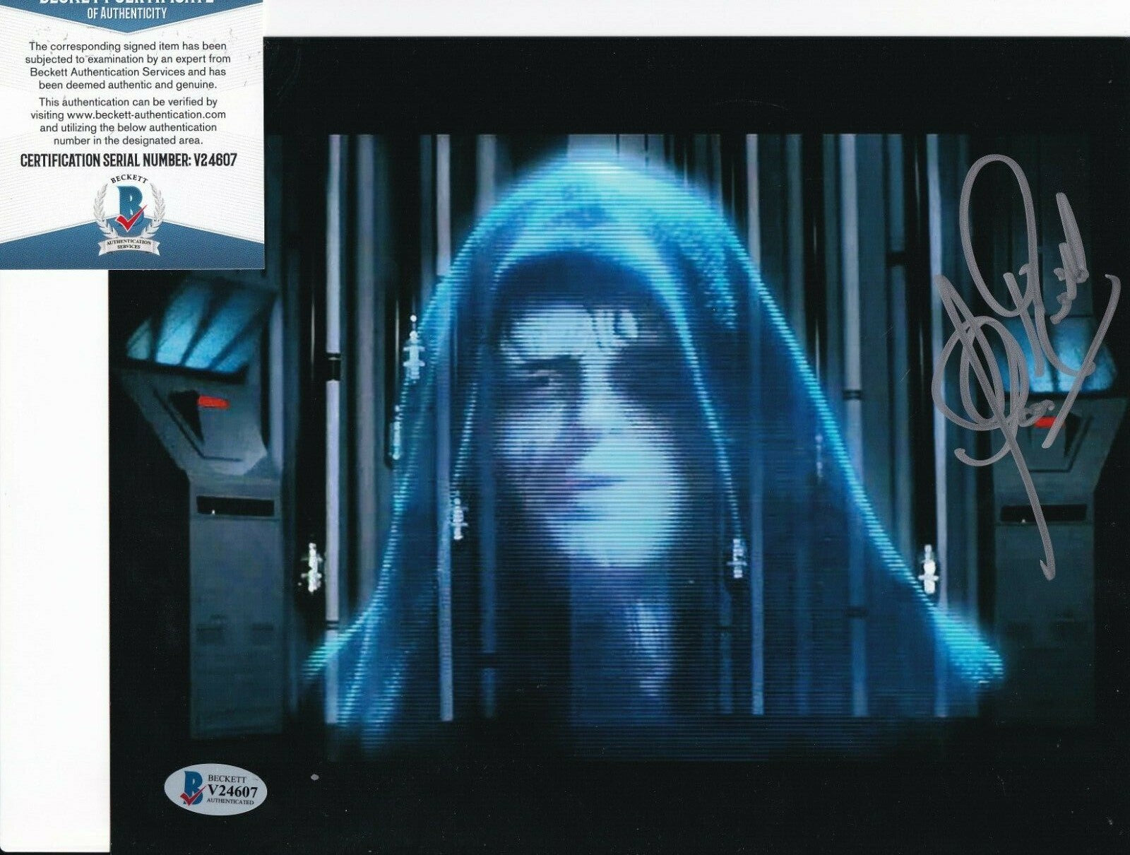 CLIVE REVILL signed STAR WARS THE EMPIRE STRIKES BACK 8X10 photo BECKETT V24607