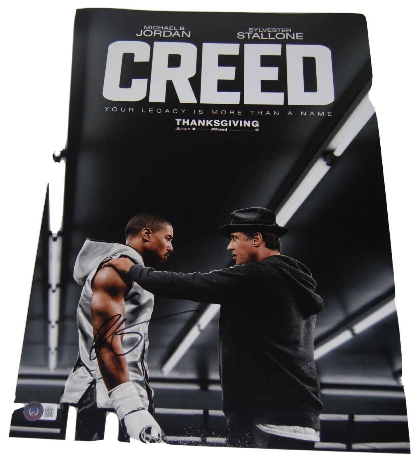 RYAN COOGLER signed (CREED) MOVIE POSTER 12X18 photo BECKETT BAS BJ36214