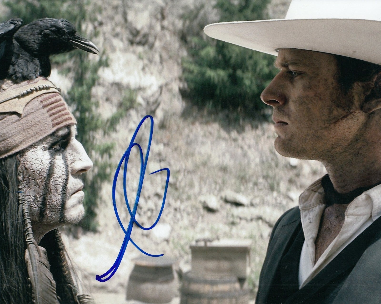 ARMIE HAMMER signed (THE LONE RANGER) Movie 8X10 photo *John* autograph W/COA #4