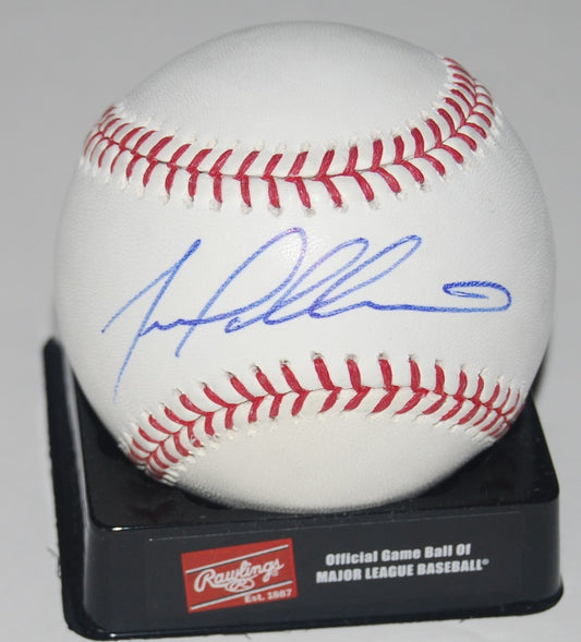 YOVANI GALLARDO signed OML baseball *SEATTLE MARINERS* W/COA Autographed