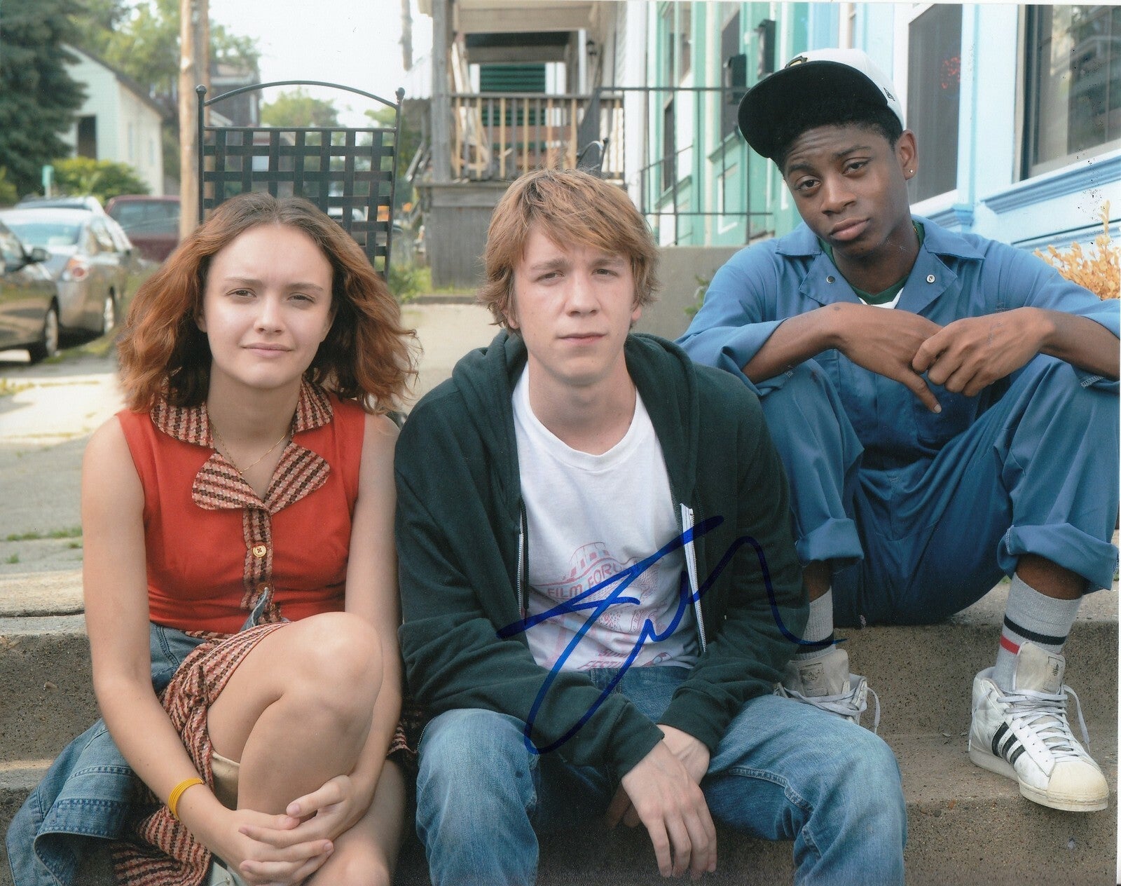 THOMAS MANN signed (ME AND EARL and the DYING GIRL) Movie 8X10 photo W/COA #3