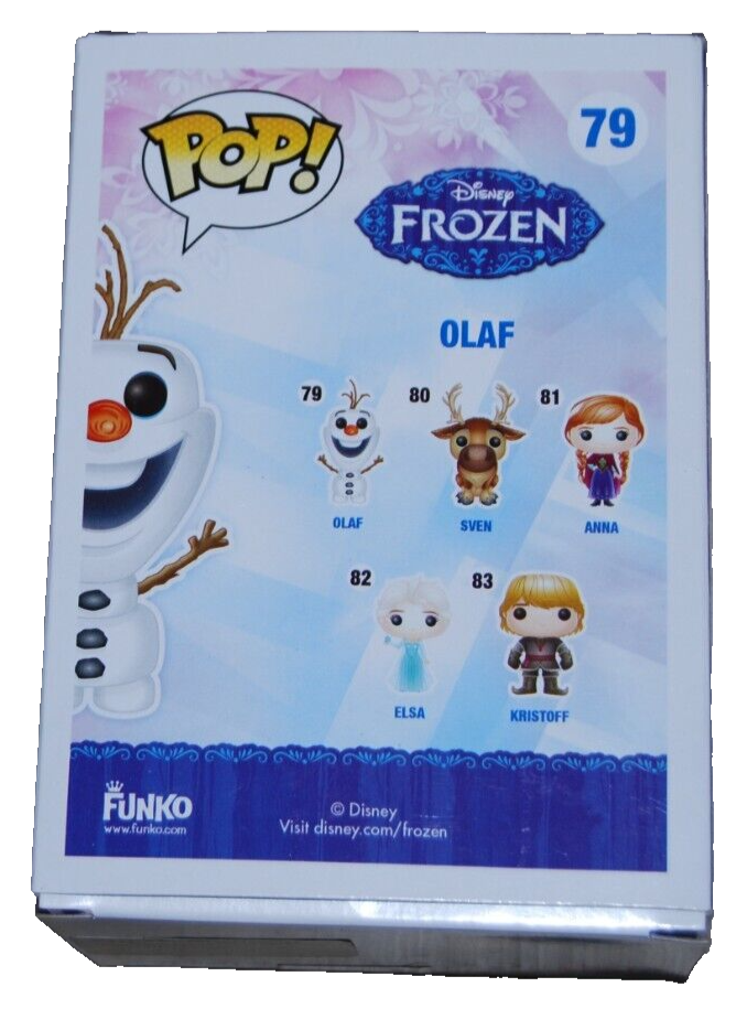 JOSH GAD signed (FROZEN) OLAF Funko pop #79 Exclusive BECKETT BAS BR25975