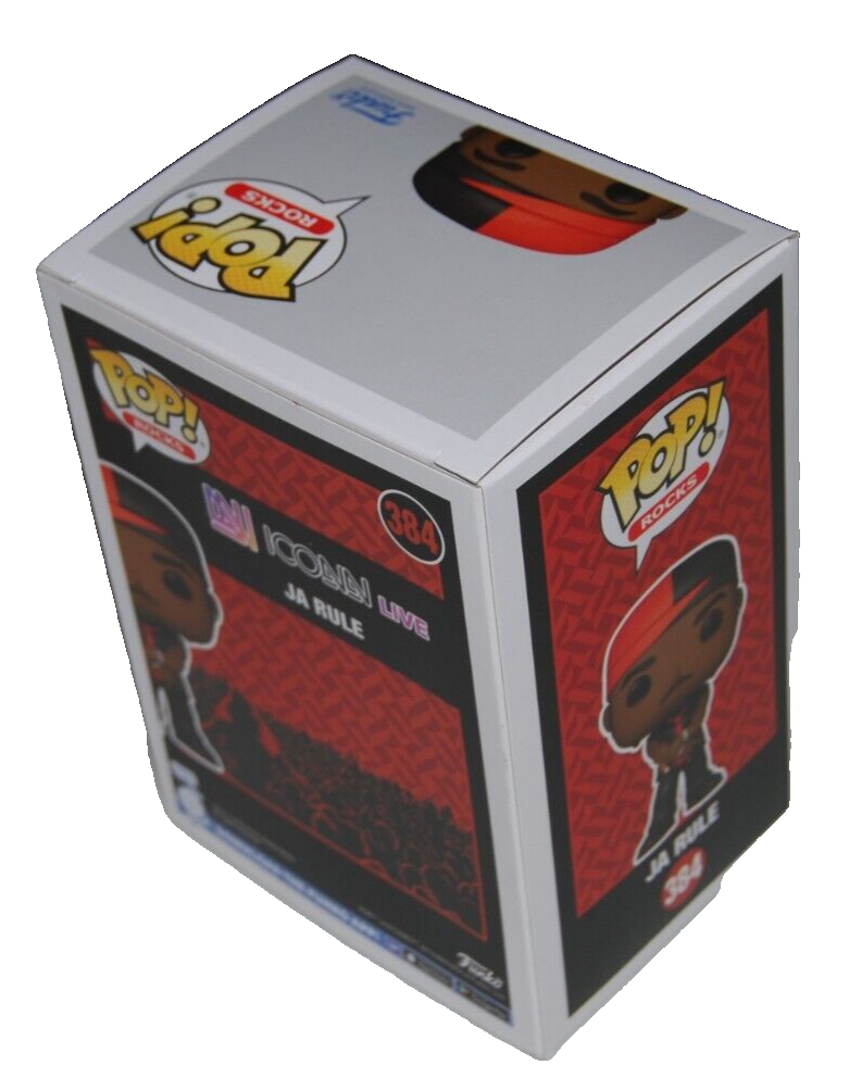 JA RULE signed (ICONN LIVE) Pop Rocks #384 Funko Pop BECKETT BAS BN07924