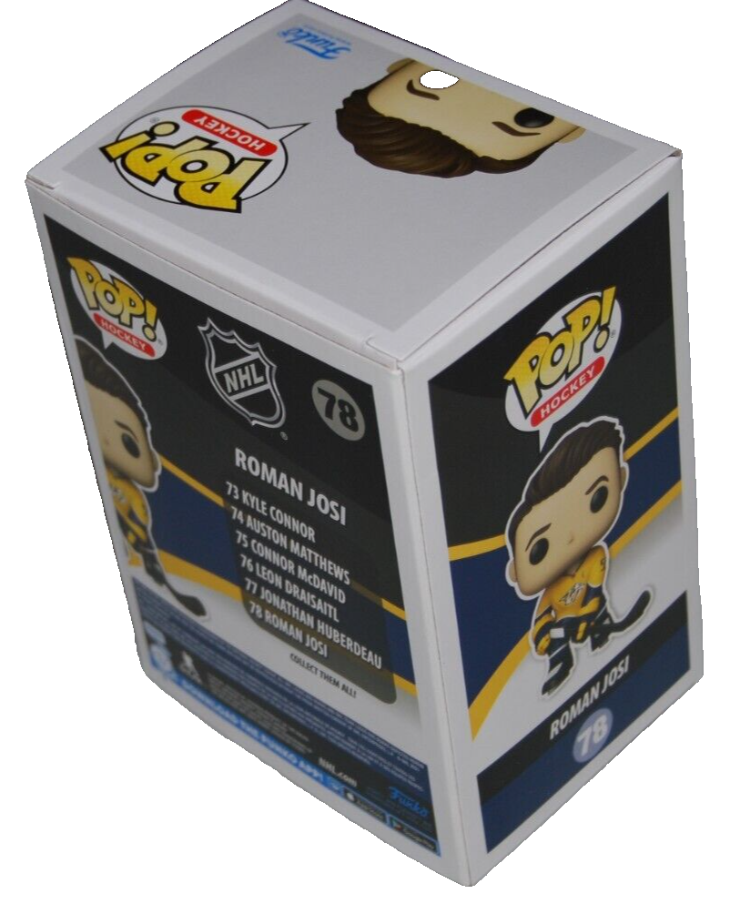 ROMAN JOSI signed (NASHVILLE PREDATORS) Hocky #09 Funko Pop BECKETT BM41955