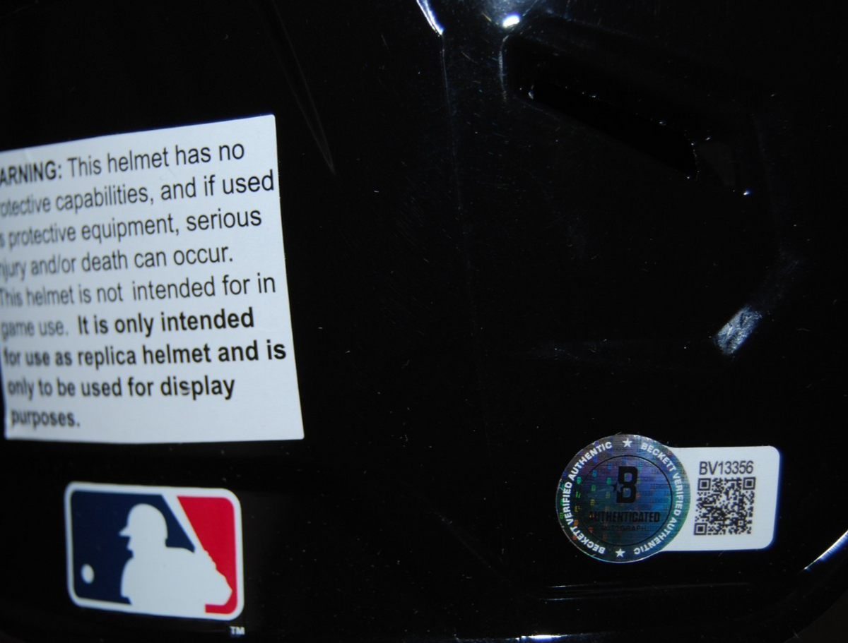BRYCE ELDRIDGE signed (SAN FRANCISCO GIANTS) batting helmet BECKETT BAS BV13356