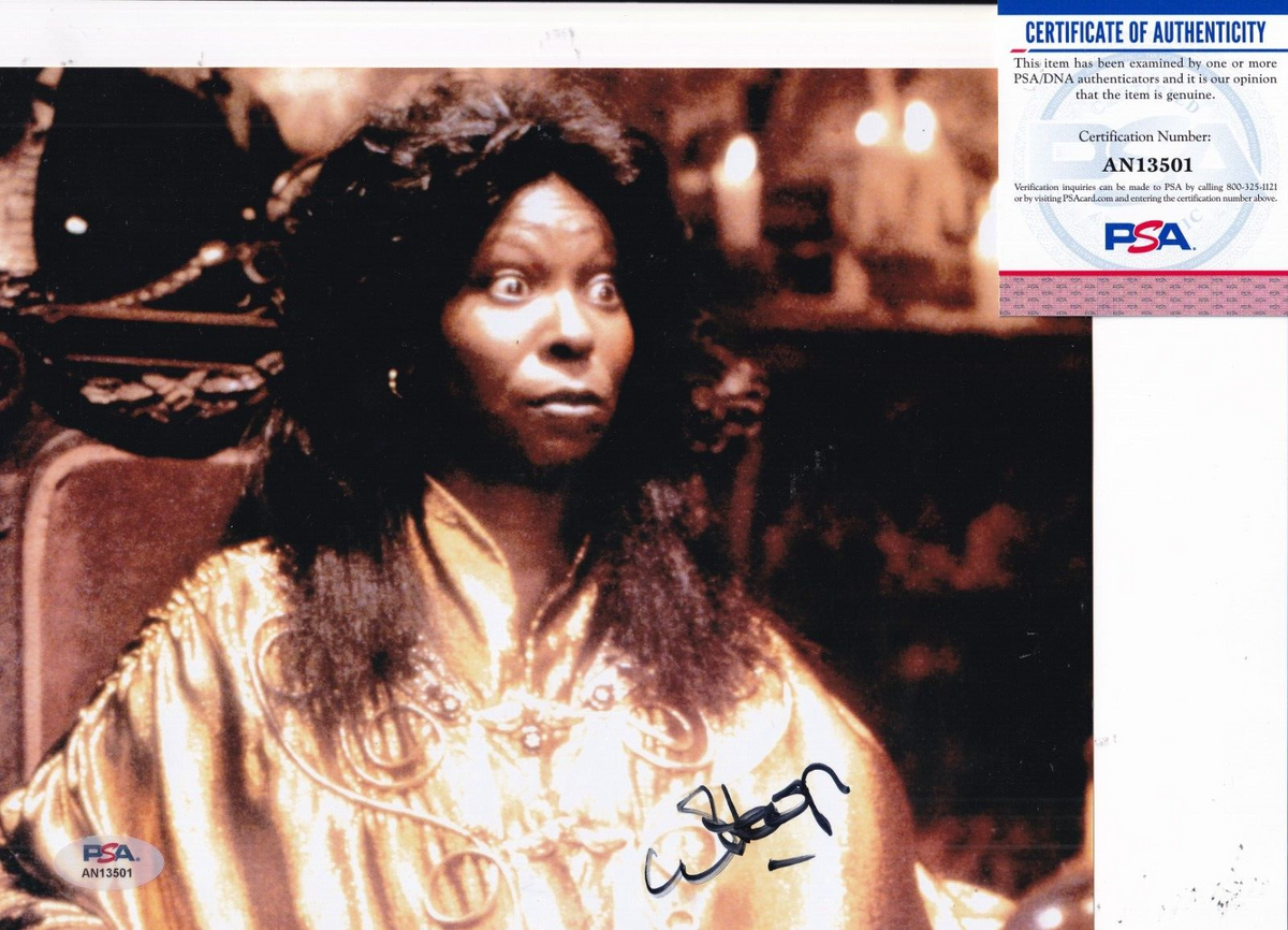 WHOOPI GOLDBERG signed (GHOST) Oda May Brown Movie 8X10 photo PSA/DNA AN13501