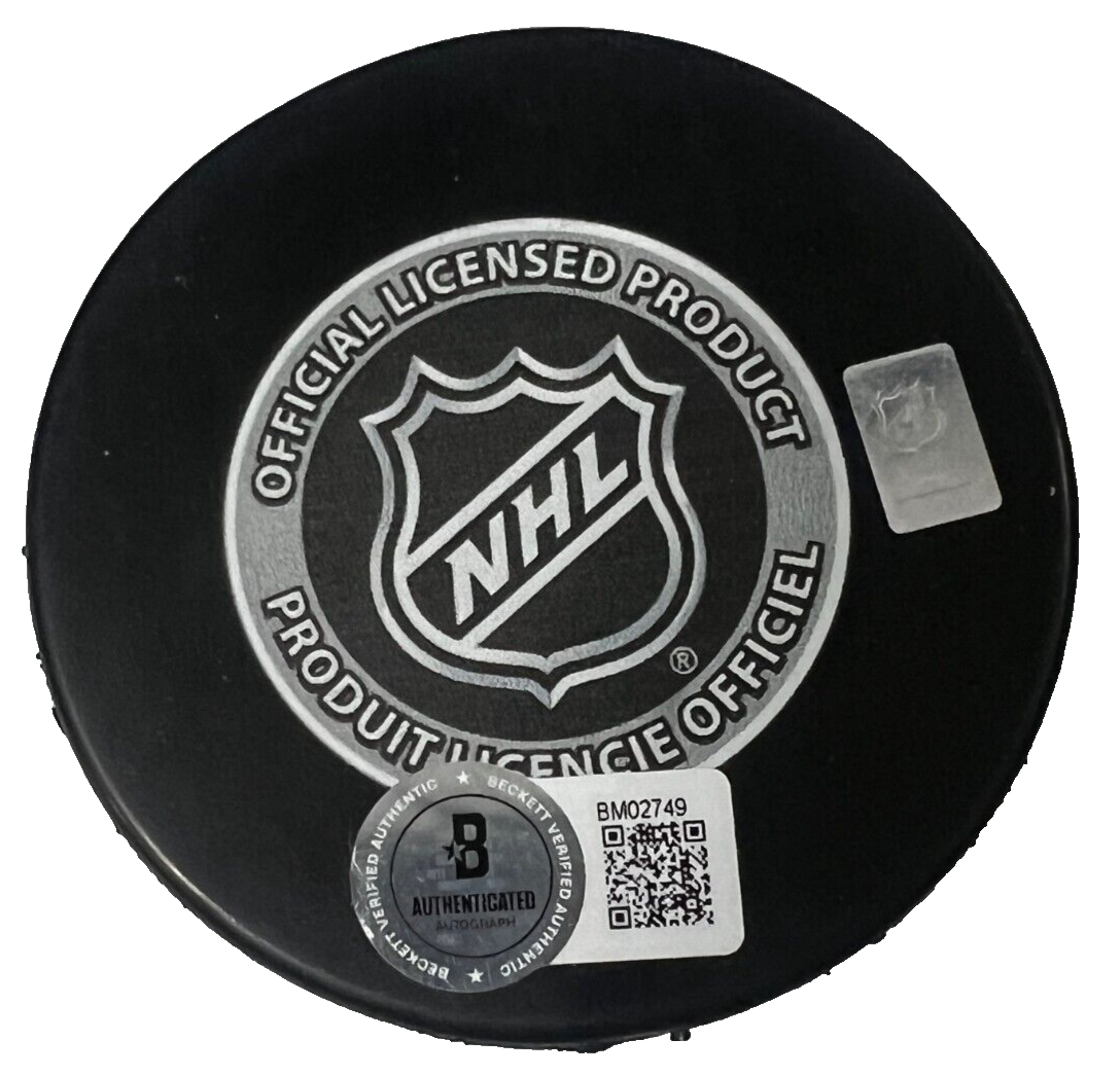 SETH JONES signed (CHICAGO BLAKCHAWKS) All Star Hockey puck BECKETT BAS BM02749