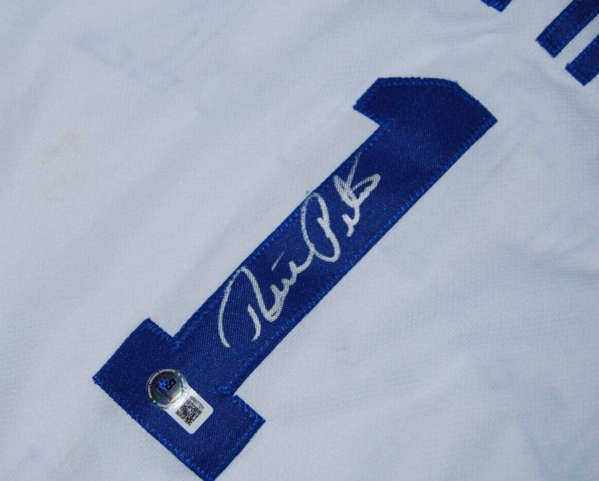 RICK PITINO signed (KENTUCKY WILDCATS) custom basketball jersey BECKETT BR67701