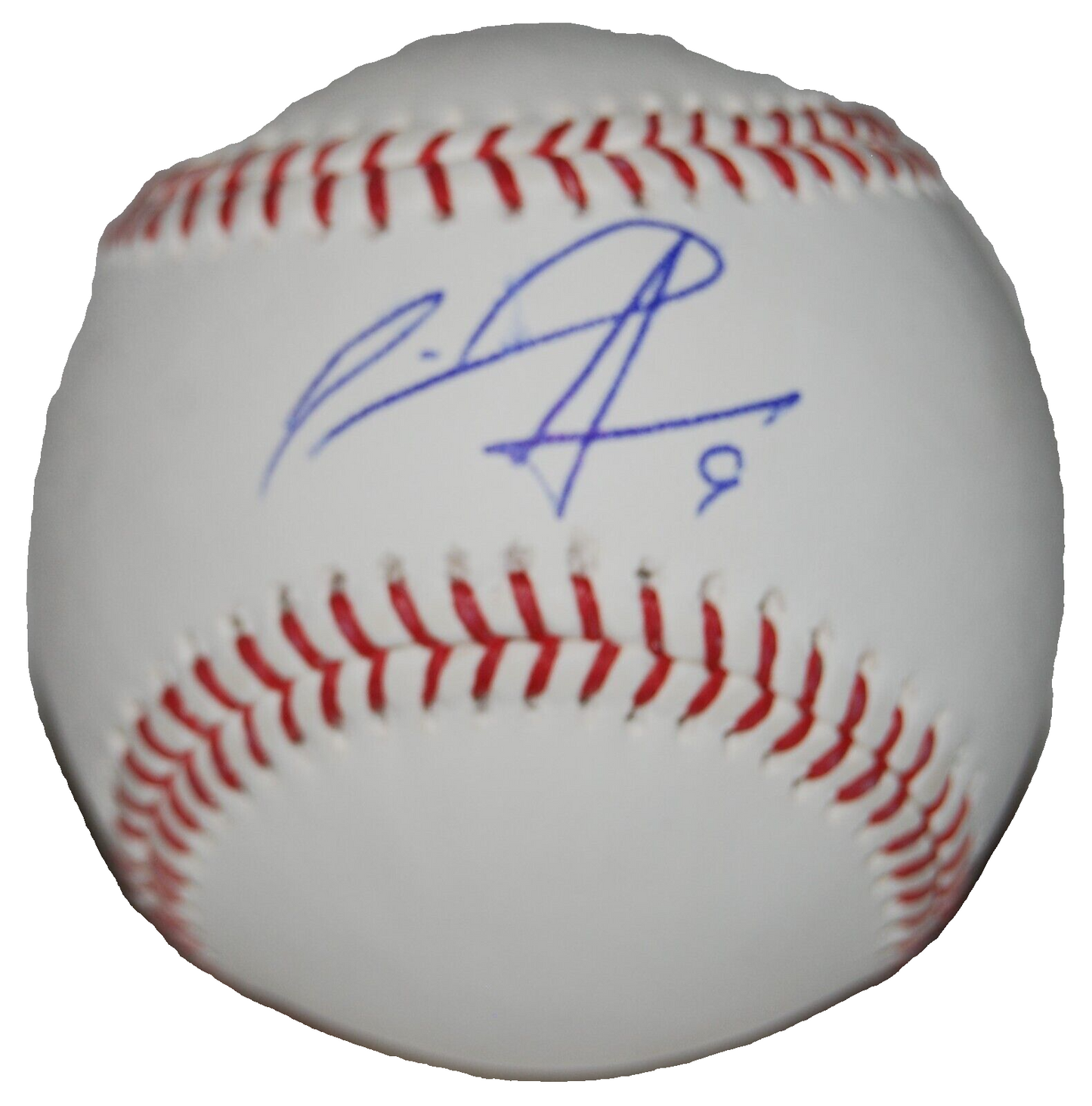 MIGUEL AMAYA signed (CHICAGO CUBS) OML Major League baseball PSA/DNA AN42459
