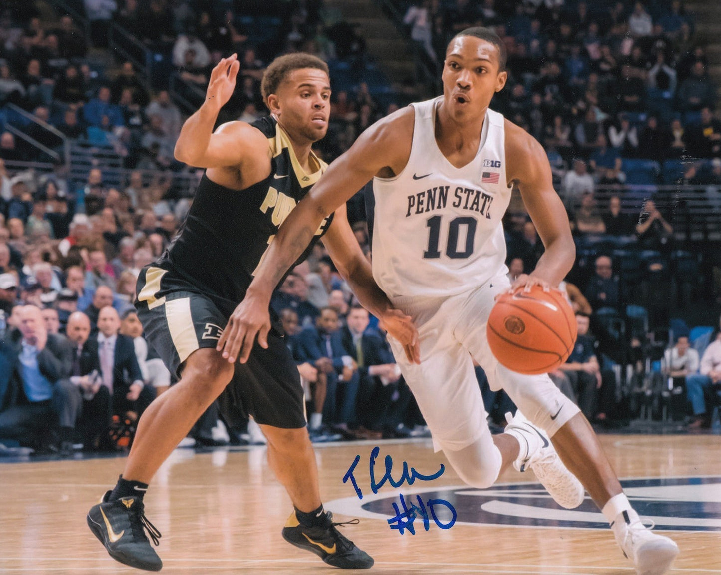 TONY CARR signed (PENN STATE NITTANY LIONS) Basketball DRAFT 8X10 photo W/COA #5