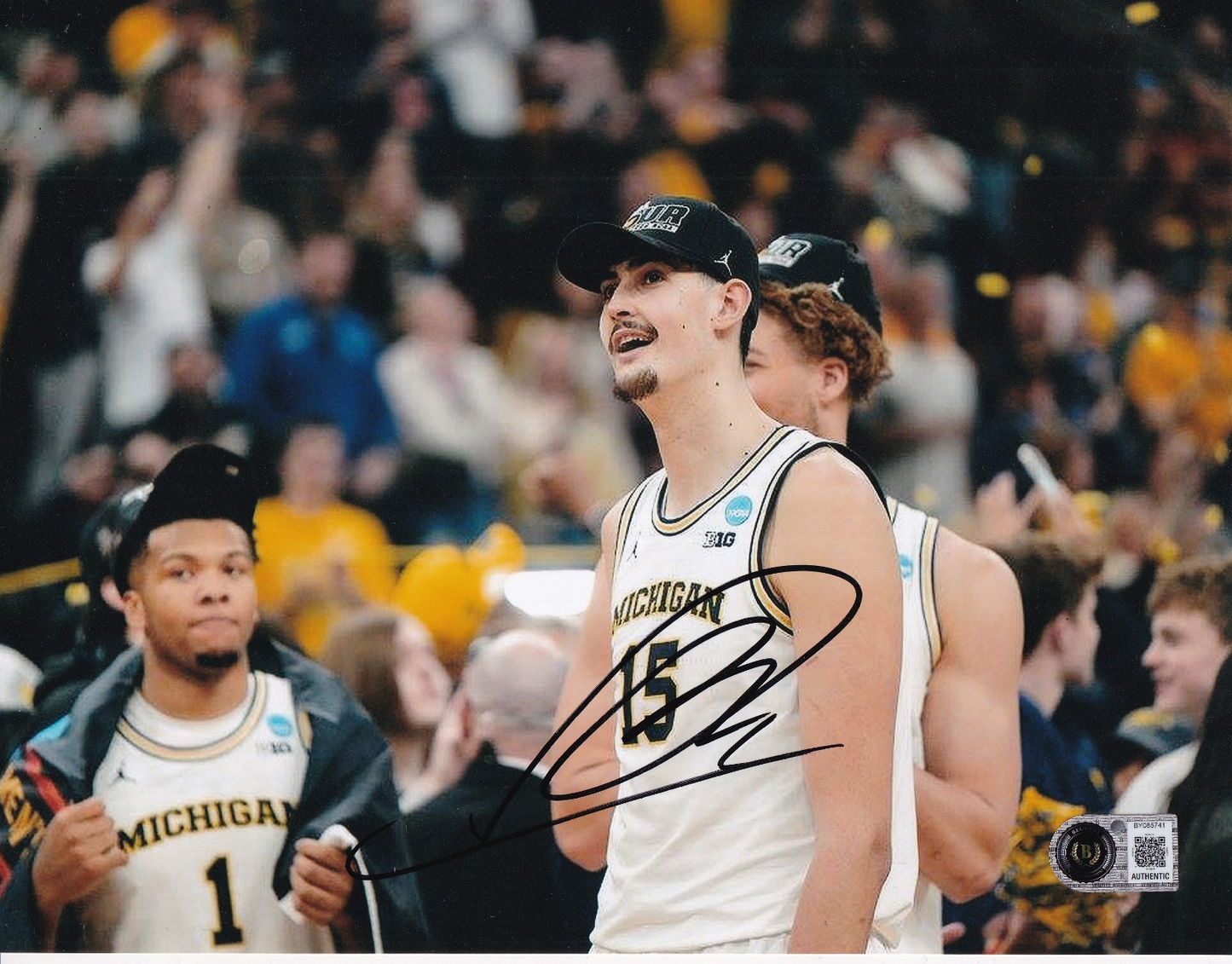 ADAY MARA signed (MICHIGAN WOLVERINES) basketball 8x10 PHOTO BECKETT BY085741
