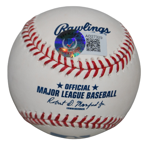 CAL RIPKEN JR signed (BALTIMORE ORIOLES) OML baseball BECKETT BAS AD27329